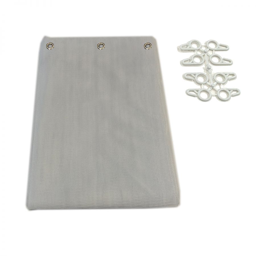 TENDA ZANZARIERA 150X250 CM BIANCA PER PORTE