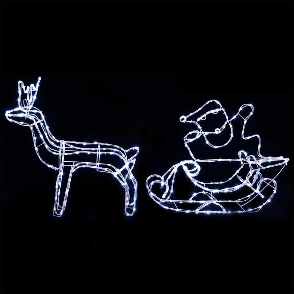 Decorazione natalizia con renna e slitta LOVIISA 320 LED 42053461