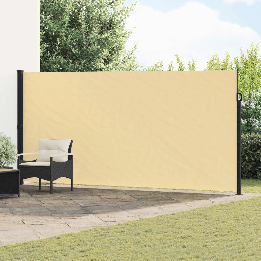 Tenda laterale retrattile Sabbia 600 x 200 cm Poliestere
