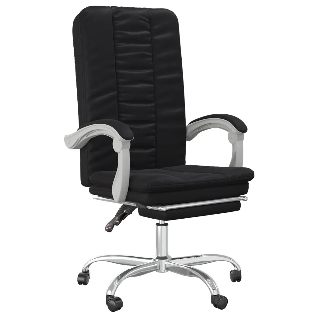 Poltrona da Ufficio Reclinabile Nera in Similpelle cod mxl 26816