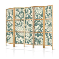 Paravento giapponese - Sage Green Flourishes Larghezza x Altezza Decor: 225x172