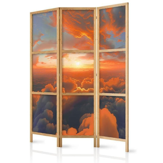 Paravento giapponese - When Dawn Tickles the Clouds: A Spectacle of Colors on the Morning Sky Larghezza x Altezza Decor: 135x172