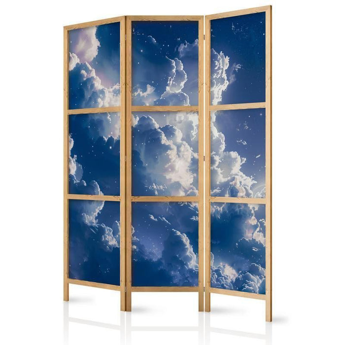 Paravento giapponese - Starry Clouds and Delicate Light Over a Corner of the Sky Larghezza x Altezza Decor: 135x172