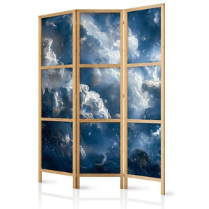 Paravento giapponese - Astronomical Wonders: Clouds and Stars in Harmonious Combination Larghezza x Altezza Decor: 135x172