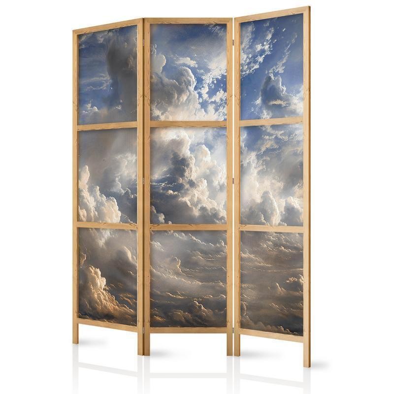 Paravento giapponese - Golden Reflections on Clouds Foretelling Dusk Larghezza x Altezza Decor: 135x172