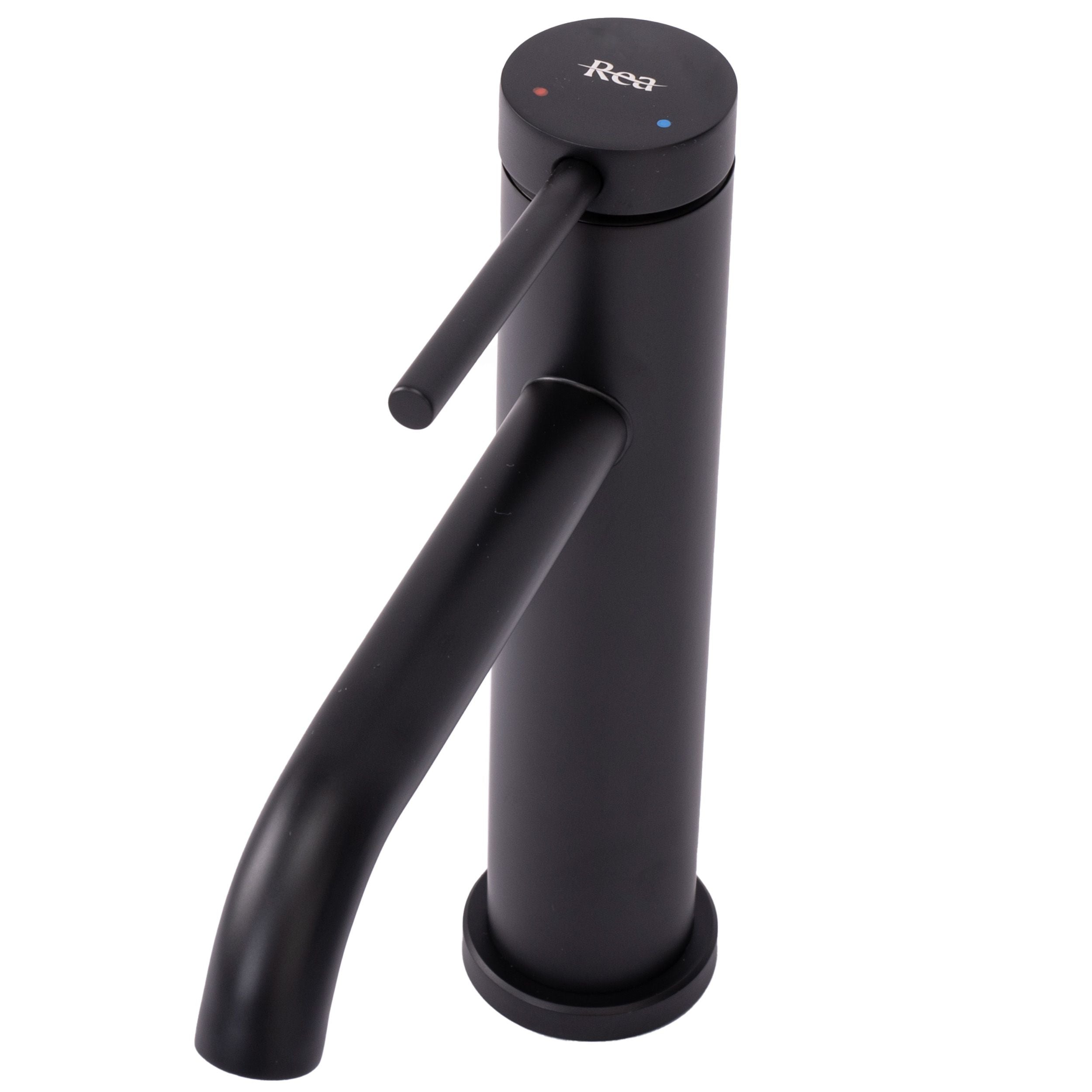 Rubinetto Da Lavabo Rea Clif Black Mat