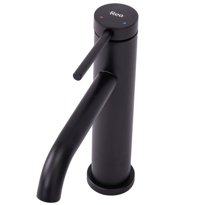 Rubinetto Da Lavabo Rea Clif Black Mat