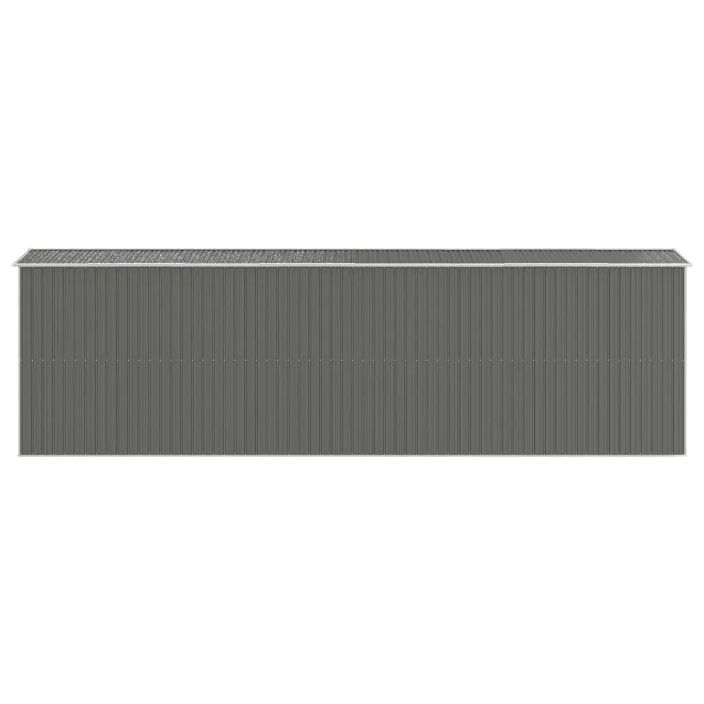 Capanno da Giardino Grigio Chiaro 192x689x223cm Acciaio Zincato 3147444
