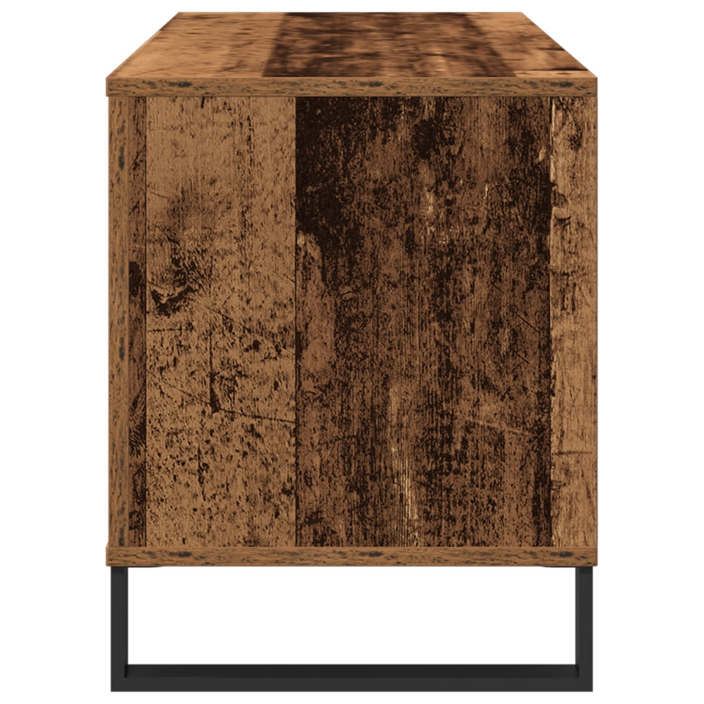 Mobile per dischi in legno vecchio 100x38x48 cm in legno ingegnerizzato