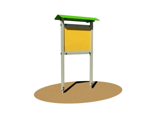 Bacheca Ariel 682 Giochipark alluminio e PEHD pannello HPL 90x70cm da interrare