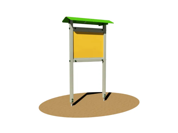 Bacheca Ariel 682 Giochipark alluminio e PEHD pannello HPL 90x70cm da interrare