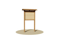 Bacheca Giochipark in legno pannello mogano varie dimensioni da interrare - 120 x 100 cm