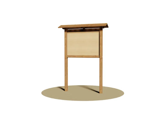 Bacheca Giochipark in legno pannello mogano varie dimensioni da interrare - 140 x 100 cm