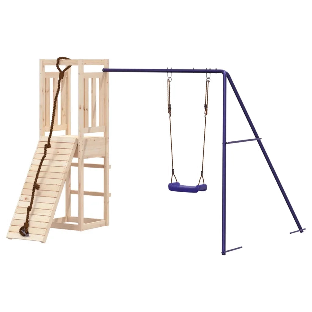 Set da Gioco da Esterno in Legno Massello di Pino 3155948