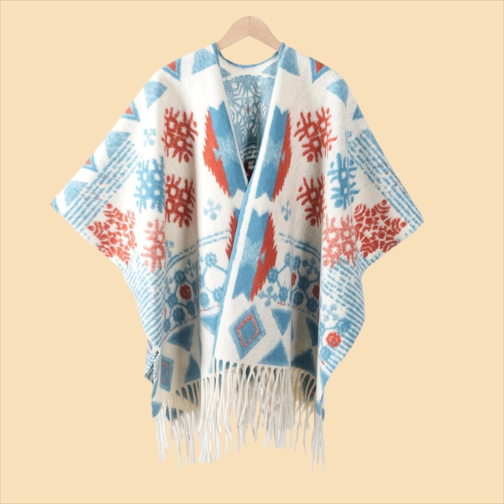 Sciarpa semplice in stile pittura a inchiostro per donna, mantello di alta moda, sciarpa invernale in cashmere