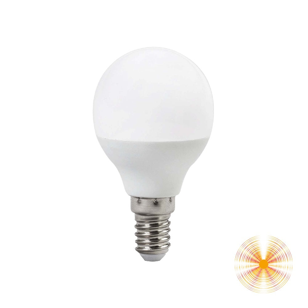 LAMPADINA LED G45 E14 3000K 3W 263LM.