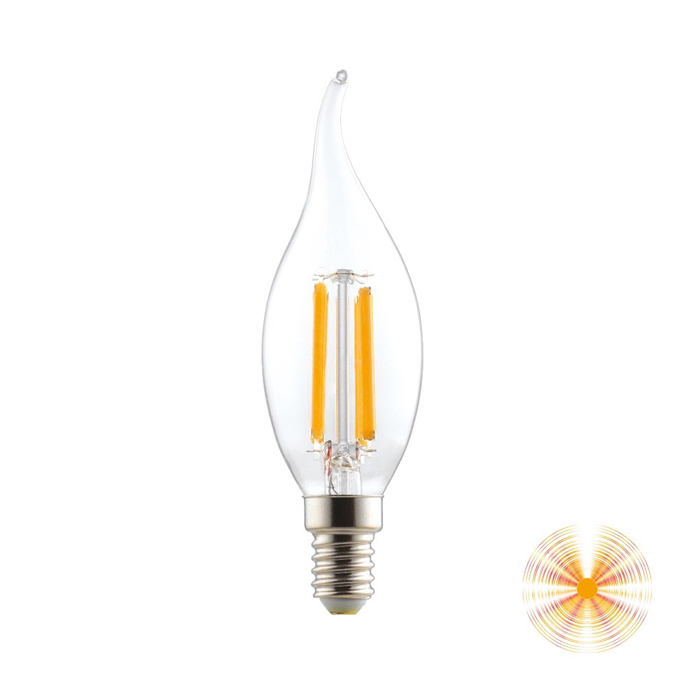 LAMPADINA FILAMENTO LED E14 6W 3000K 806LM