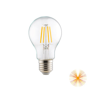 LAMPADINA FILAMENTO LED E27 4W 3000K 470LM.