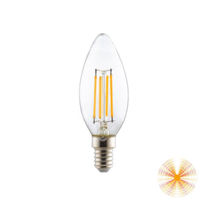 LAMPADINA FILAMENTO LED E14 6W 3000K 806LM