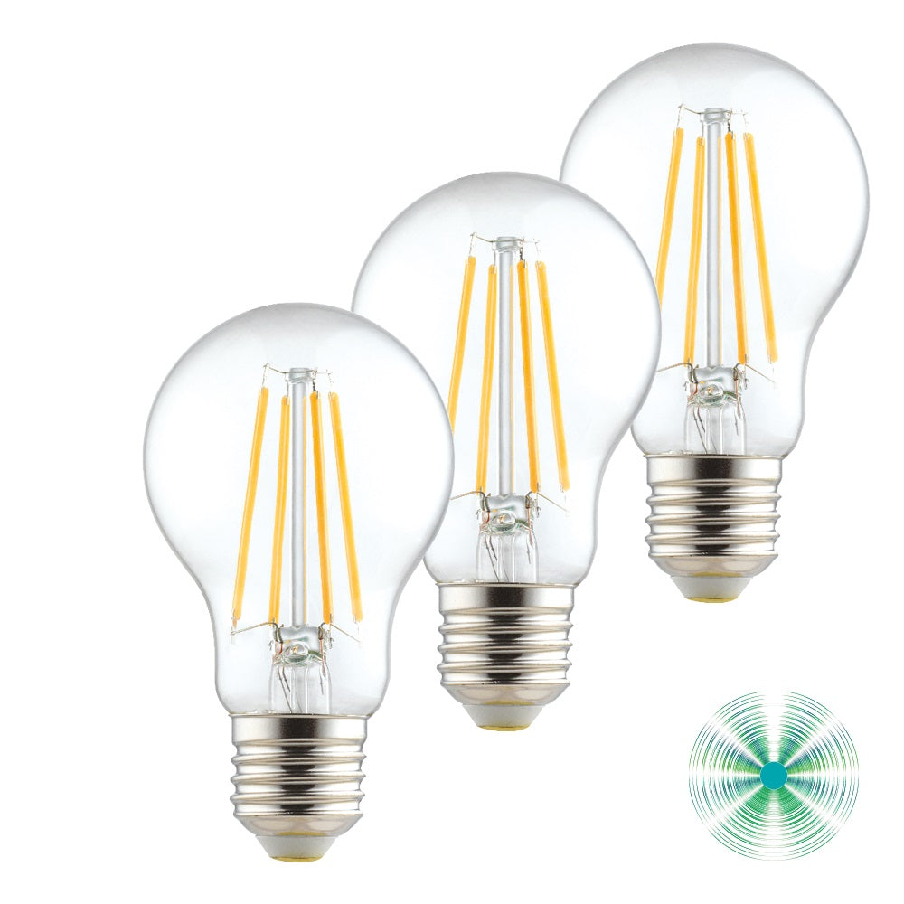 TRIPACK LAMPADINA FILAMENTO E27 9W 4000K 1300LM