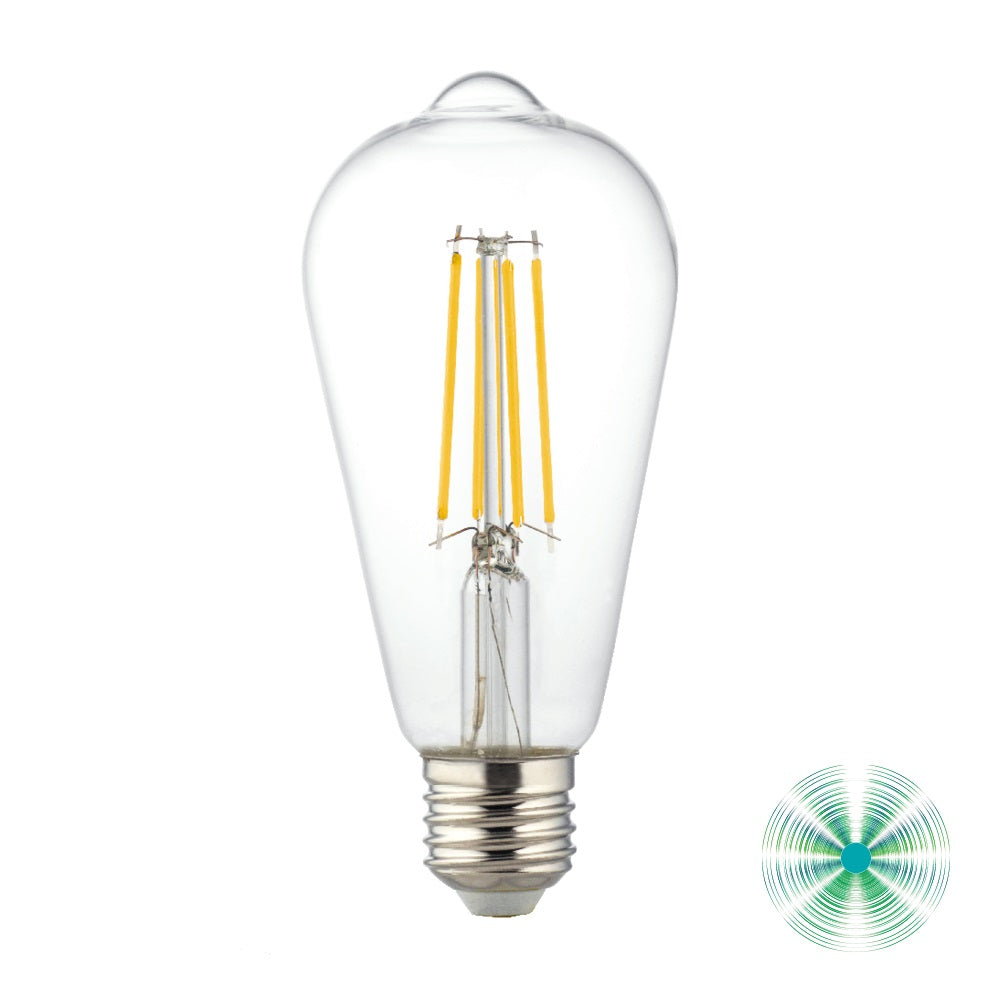 LAMPADINA FILAMENTO LED E27 8W 4000K 1150LM