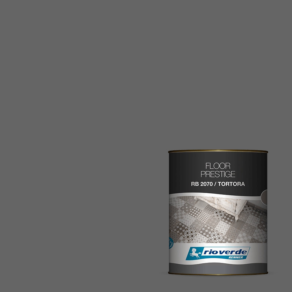 SMALTO PER PAVIMENTI PRESTIGE ALL'ACQUA COLORE ANTRACITE LT.2,5