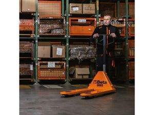 Transpallet manuale Beta 3069 portata 2500kg forche 1150x540mm ruote in PU
