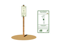 Trazioni alla Sbarra 2 Giochipark legno 9x9cm barre acciaio A~ 4cm outdoor