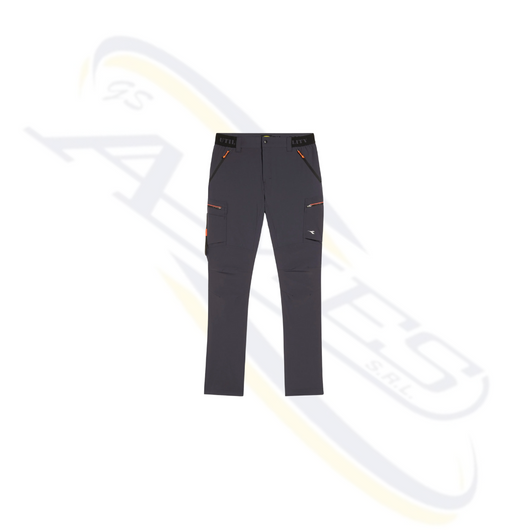 DIADORA "SHADOW" PANTALONE STRETCH CARGO Colore: Grigio, Taglia: M