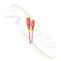 SERIE DI 2 GIRAVITI SLIM PER VITI CON IMPRONTA COMBINATA 1000 V "091 DPHB/SE2" USAG