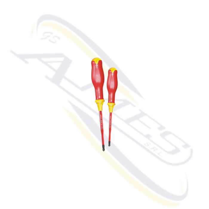 SERIE DI 2 GIRAVITI SLIM PER VITI CON IMPRONTA COMBINATA 1000 V "091 DPHB/SE2" USAG