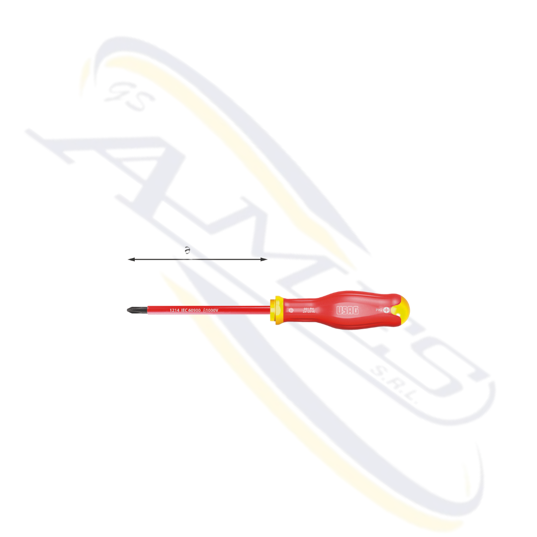 GIRAVITI PER VITI CON IMPRONTA A CROCE PHILLIPS® 1000 V "091 PH " USAG Dimensione: PH 1X100