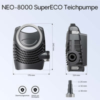 Set per laghetti XXL Filtro a pressione 30000l Chiarificatore UVC 11W Pompa 70 W