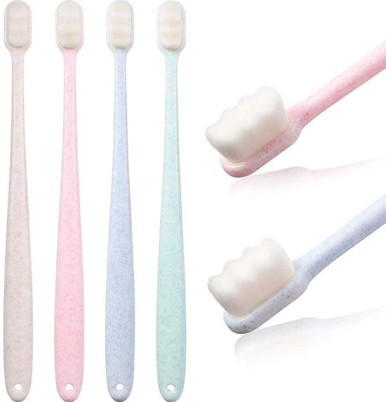4 Stuks Tandenborstels Extra Zachte per Tandvlees Sensibile