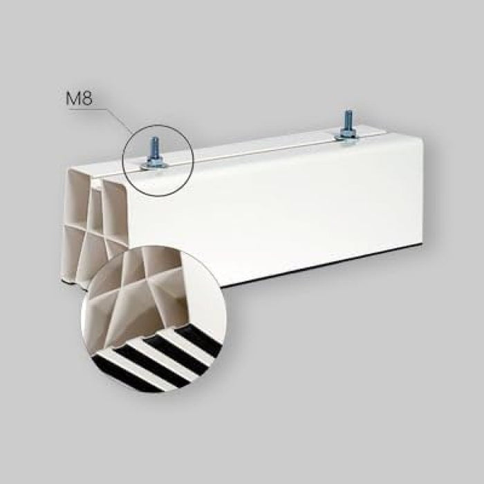 Supporto di bloccaggio euro plus 80x60 vecamco 9815-101-00