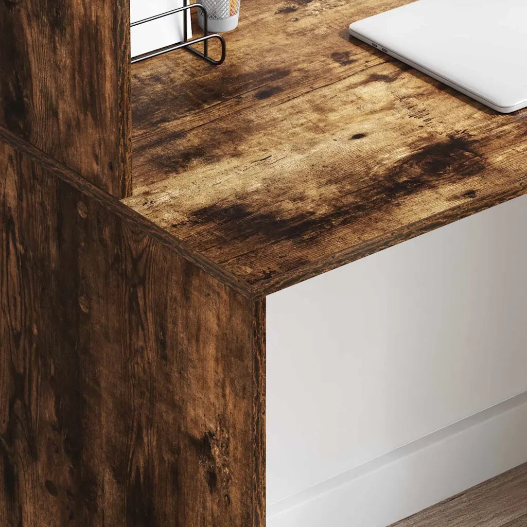 Scrivania Rovere fumé 102 x 50 x 124 cm Legno multistrato 869358