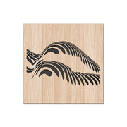 NAKED - Quadro arredo LASERCUT composito Legno e PVC Misura: 40x40 cm