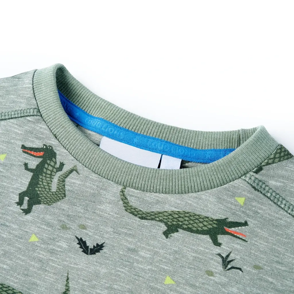 Felpa da Bambino Cachi Chiaro Mélange 140 12098