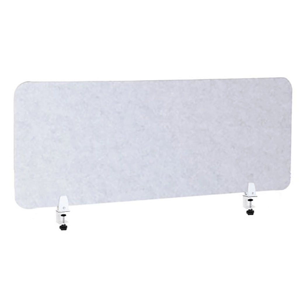 Pannello Fonoassorbente da Banco 100x45 cm Coppia di Morsetti Regolabili da Banco Finitura Grigio