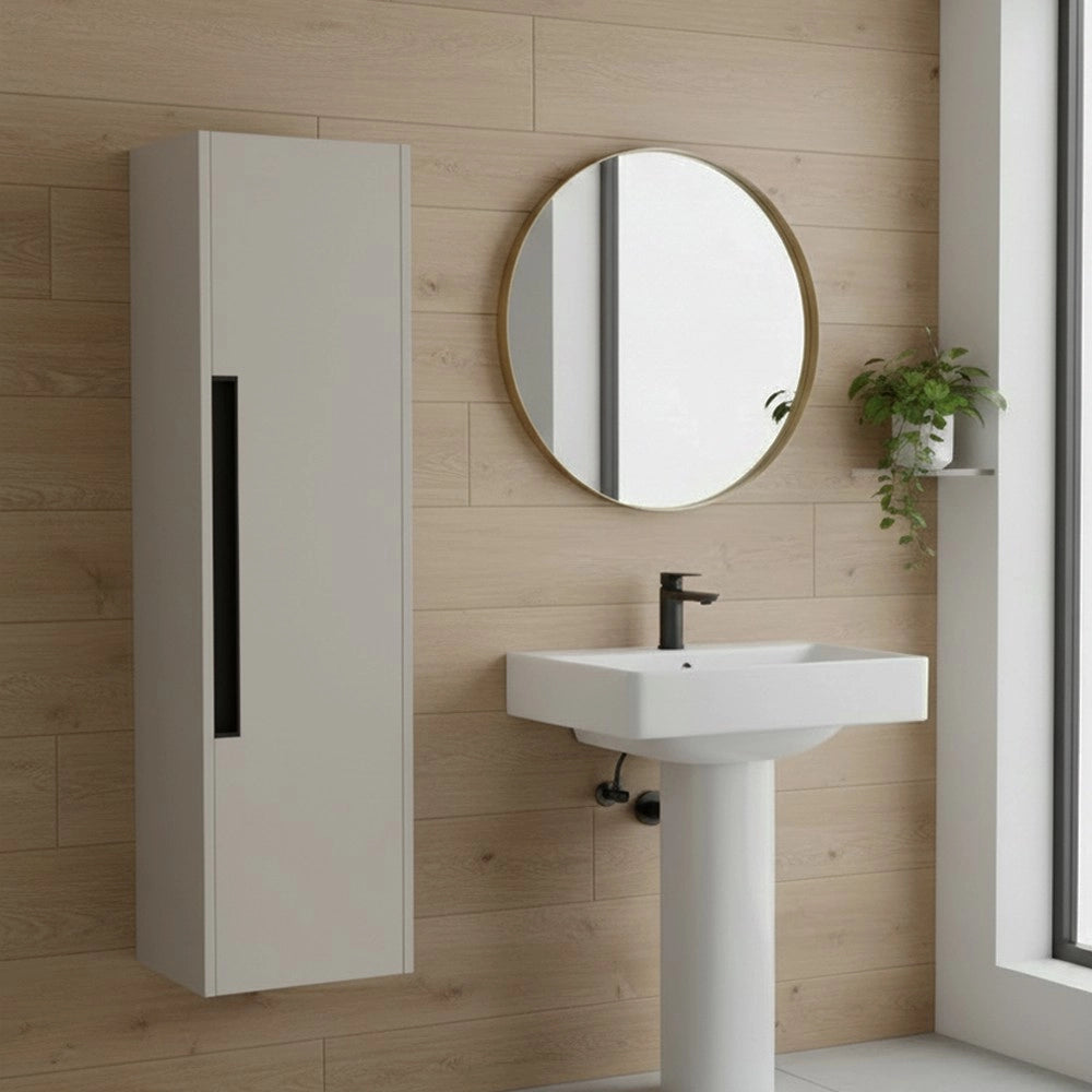 Colonna bagno sospesa Modular colore cashmere 35x30x120H