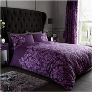 Tappeto per letto e copriscaldino in poliestere cotone colore viola per due persone (200 x 200cm)