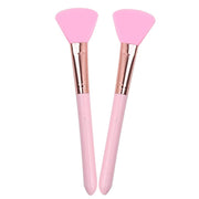 Trade Shop - Pennello Piatto Silicone Tondo Applicare Maschera Viso 14cm Spazzola Make Up -