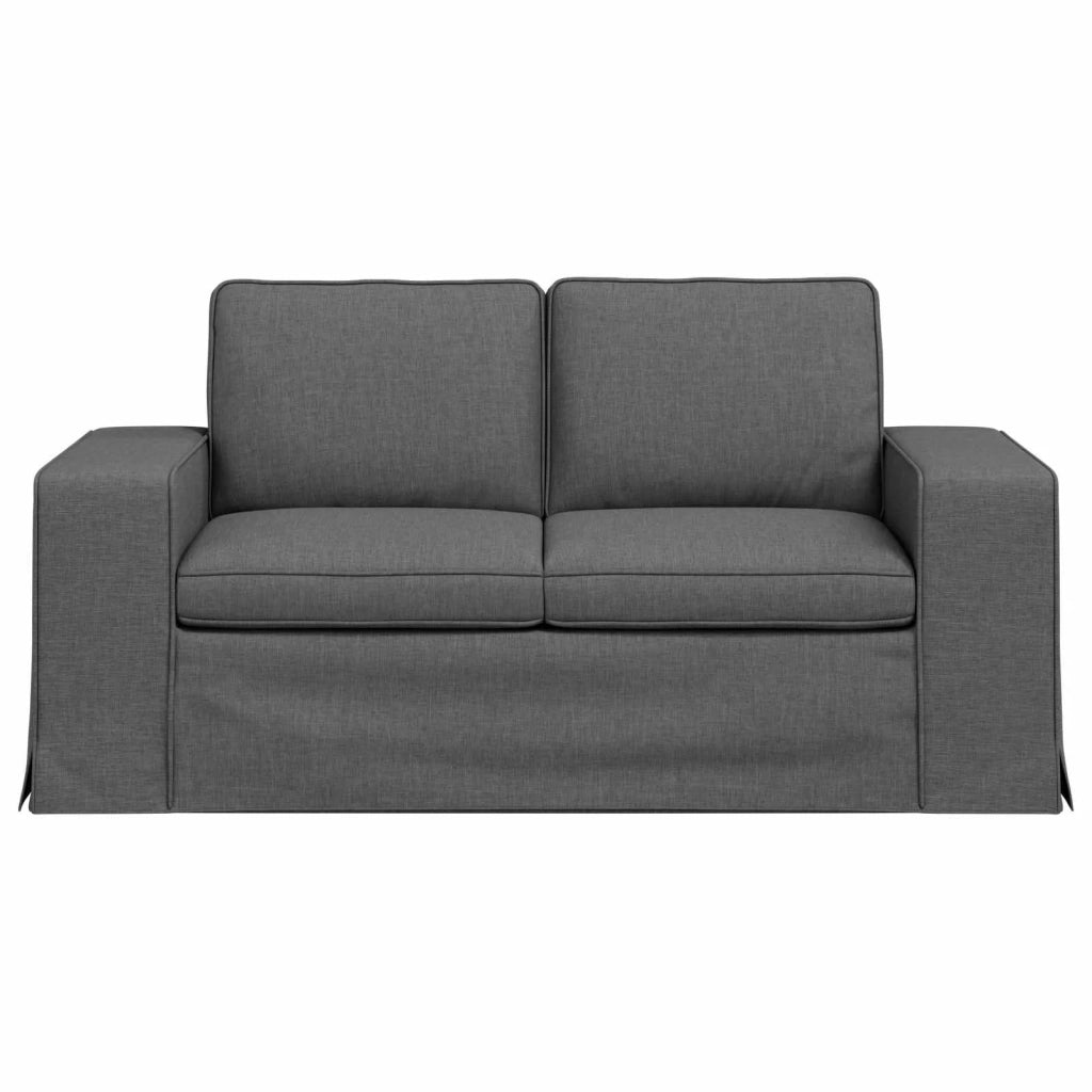 Divano Grigio scuro 162 x 80 x 82 cm Tessuto