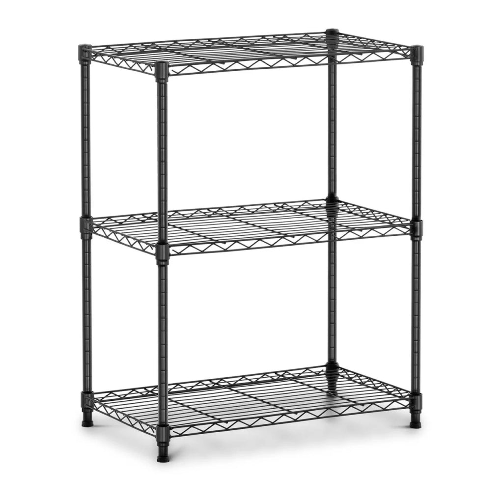 Ripiano in metallo nero - 60 x 35 x 77 cm - 120 kg 14_0001540