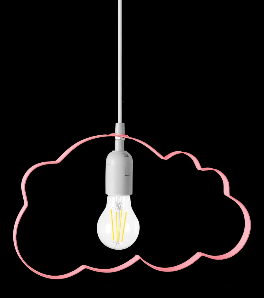 Lampada Nuvoletta Pensile Rosa Chiaro