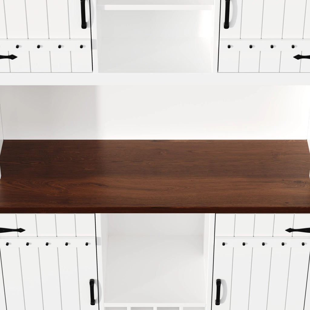 ARMADIO CUCINA 120x40x180 cm Bianco in MDF con illuminazione RGB LED
