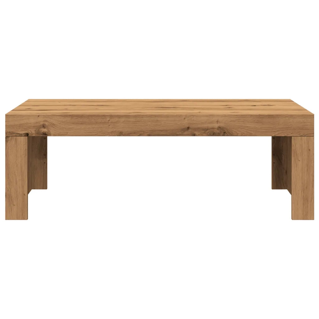 Tavolino Salotto Rovere Artigianale 102x50x35 cm in Truciolato 856683