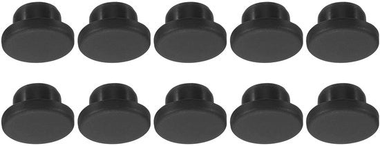 Gomme T-vormig per Afdichtamento 10 pezzi - Silicea - 17 mm di diametro - Afdichtanti acqua - Flessibili e Resistenti - Progettati a T - Chiavi per Afdichtamento