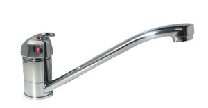 Miscelatore Cucina In Ottone Cromato Pesante Completo