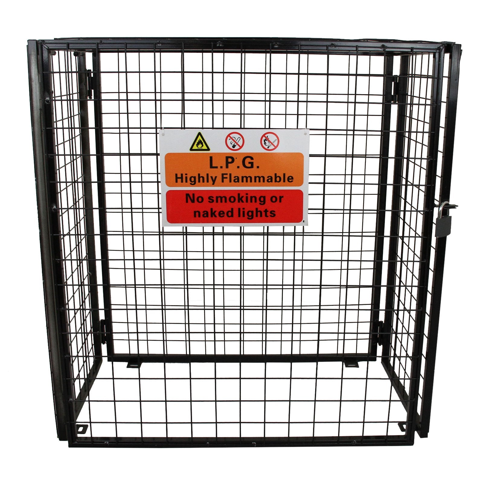 Gabbia Metallica per 3 Bombole del Gas da 19kg in Acciaio Galvanizzato 920mm